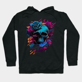 Floral Skull Hoodie